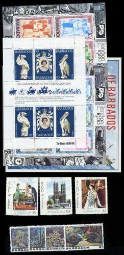 1977, Barbados, Bl. 4 u.a., **