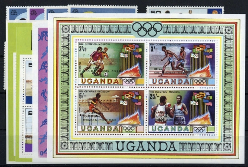 1978, Uganda, Bl. 9 u.a., **