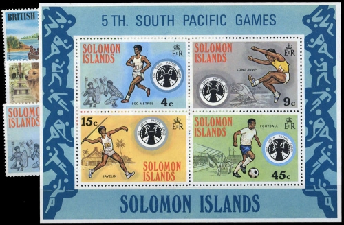 1974, Salomoninseln, 255-58 u.a., **