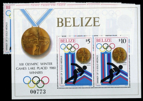 1980, Belize, 501-08 u.a., **