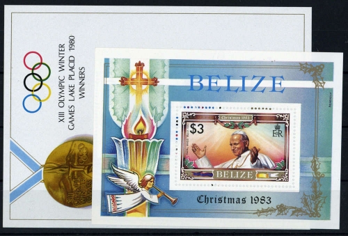 1980, Belize, Bl. 21 u.a., **