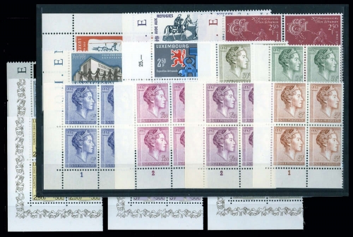 1960, Luxemburg, 618-36, **, Vierer