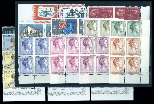 1960, Luxemburg, 618-36, **, Vierer