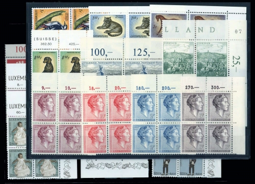 1961, Luxemburg, 637-54, **, Vierer
