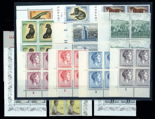 1961, Luxemburg, 637-54, **, Vierer