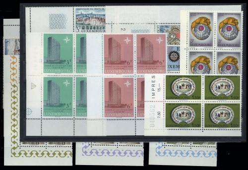 1967, Luxemburg, 746-64, **, Vierer