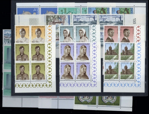 1967, Luxemburg, 746-64, **, Vierer