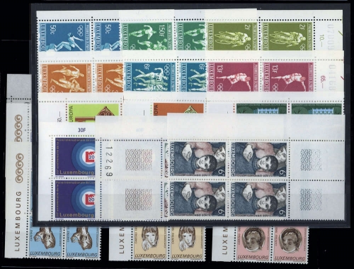 1968, Luxemburg, 765-84, **, Vierer