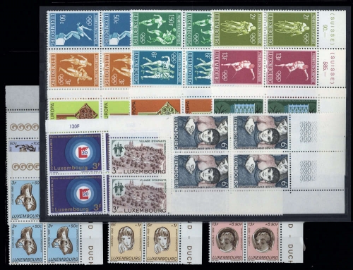 1968, Luxemburg, 765-84, **, Vierer
