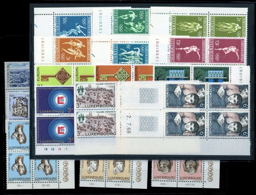 1968, Luxemburg, 765-84, **, Vierer