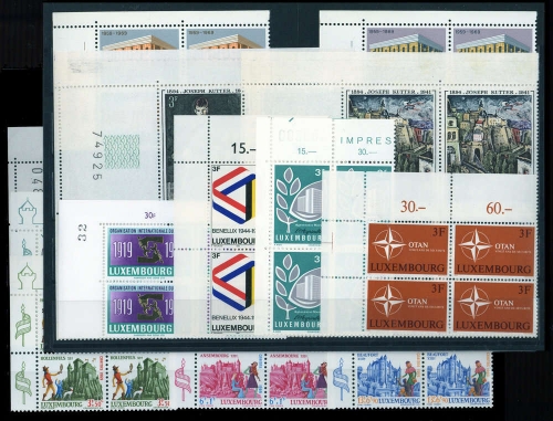 1969, Luxemburg, 788-903, **, Vierer