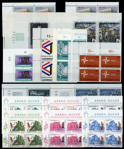 1969, Luxemburg, 788-903, **, Vierer