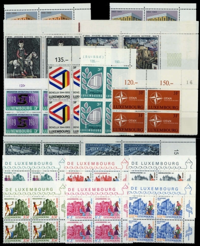 1969, Luxemburg, 788-903, **, Vierer