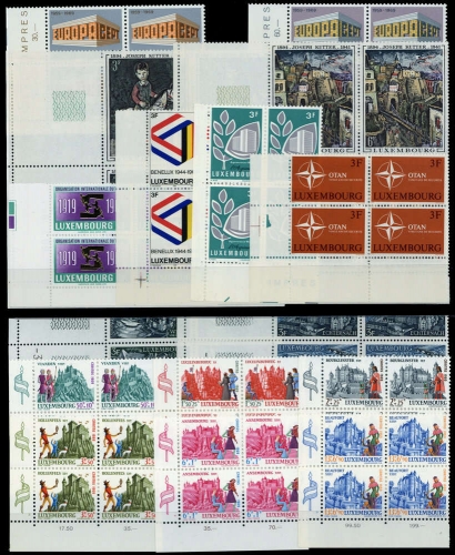 1969, Luxemburg, 788-903, **, Vierer