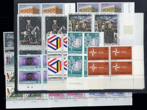 1969, Luxemburg, 788-903, **, Vierer