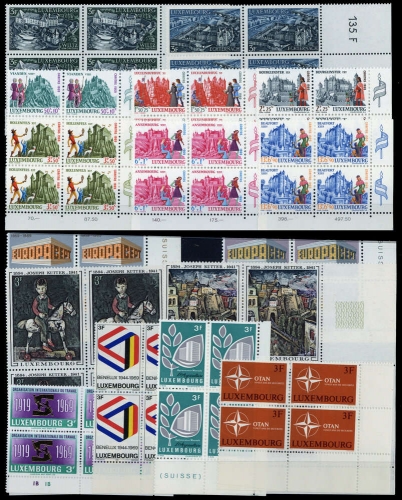 1969, Luxemburg, 788-903, **, Vierer
