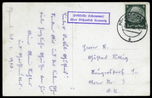 1940, Deutsches Reich, Brief