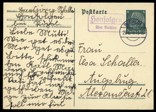 1933, Deutsches Reich, P, Brief