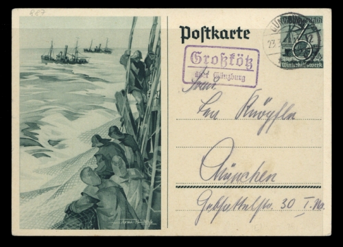 1938, Deutsches Reich, P, Brief