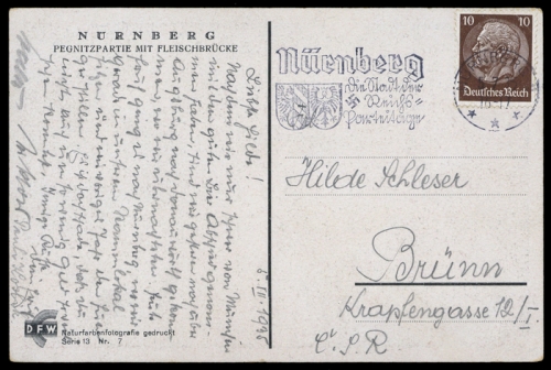 1937, Deutsches Reich, 518, Brief