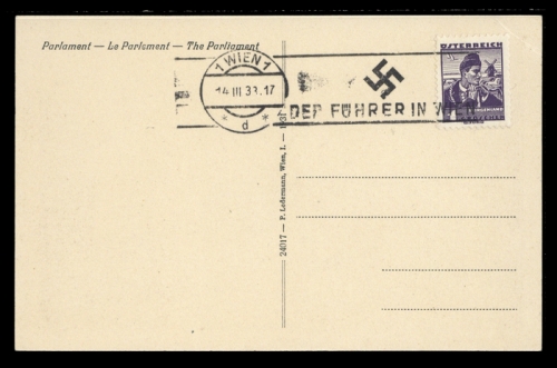 1938, Deutsches Reich, Brief