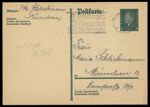 1929, Deutsches Reich, GA, Brief