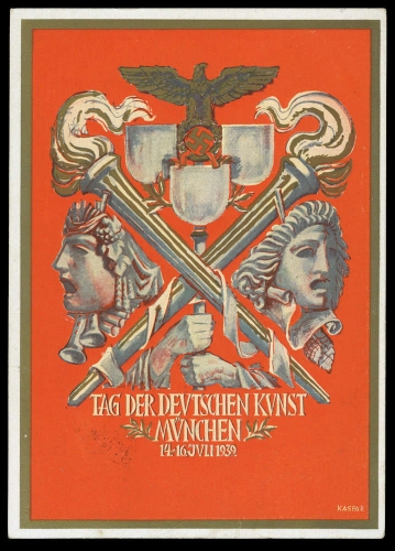 1939, III. Reich Propaganda,Haus der Kunst,, 700, Brief
