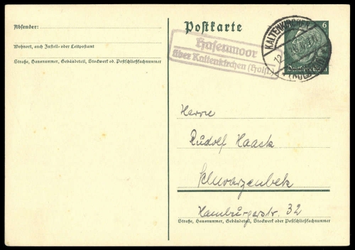 1936, Deutsches Reich, GA, Brief