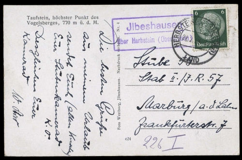1938, Deutsches Reich, 516, Brief