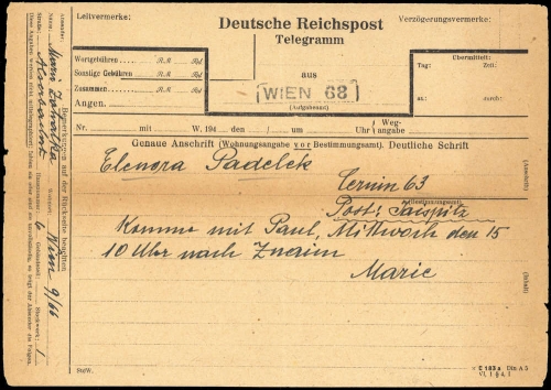 Österreich, Brief