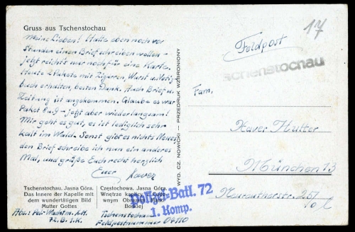 1940, Feldpost II Wk, Brief