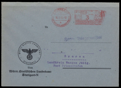 1943, Deutsches Reich, Brief