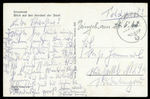 1942, Feldpost II Wk, Brief