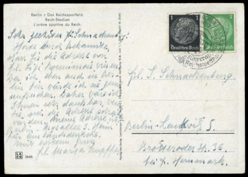 Deutsches Reich, 512 + 515, Brief