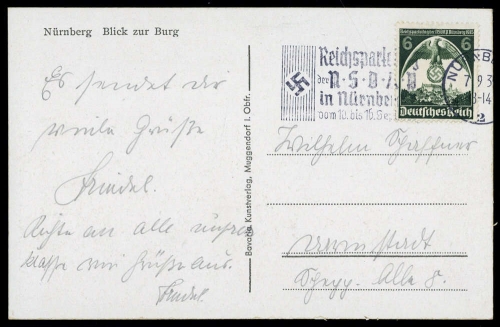 Deutsches Reich, 586, Brief