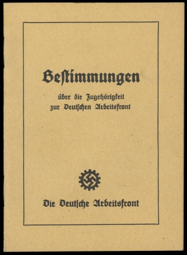 1938, Deutsches Reich, Brief
