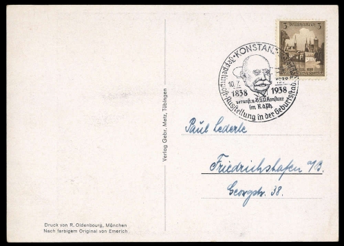 Deutsches Reich, 665, Brief