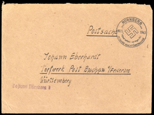 1943, Deutsches Reich, Brief
