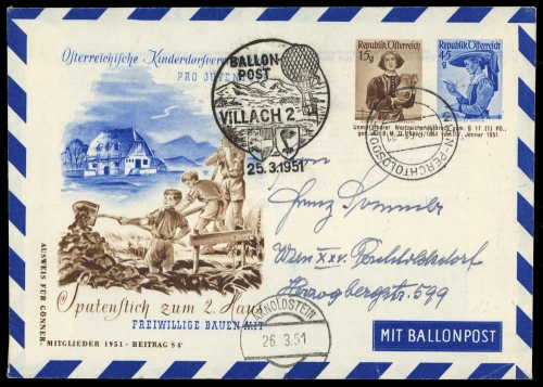 1951, Österreich, PU, Brief