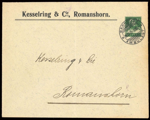 1923, Schweiz, PU, Brief
