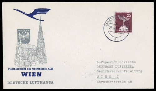 1957, Bundesrepublik Deutschland, 147, Brief