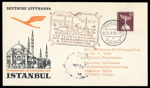 1956, Bundesrepublik Deutschland, 147, Brief