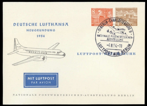 1954, Berlin, PP 9/3, Brief