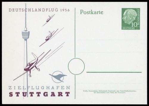 1956, Bundesrepublik Deutschland, PP 8/6, Brief