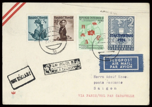 1959, Österreich, 894 u.a., Brief