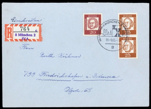 Bundesrepublik Deutschland, 352 u.a., Brief