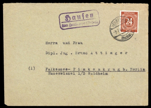 Gemeinschaftsausgaben, 925, Brief