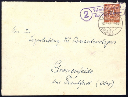 Gemeinschaftsausgaben, 925, Brief