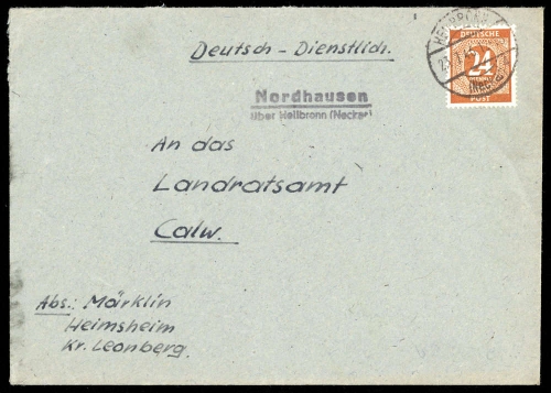 Gemeinschaftsausgaben, 925, Brief