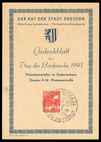 Gemeinschaftsausgaben, 945, Brief